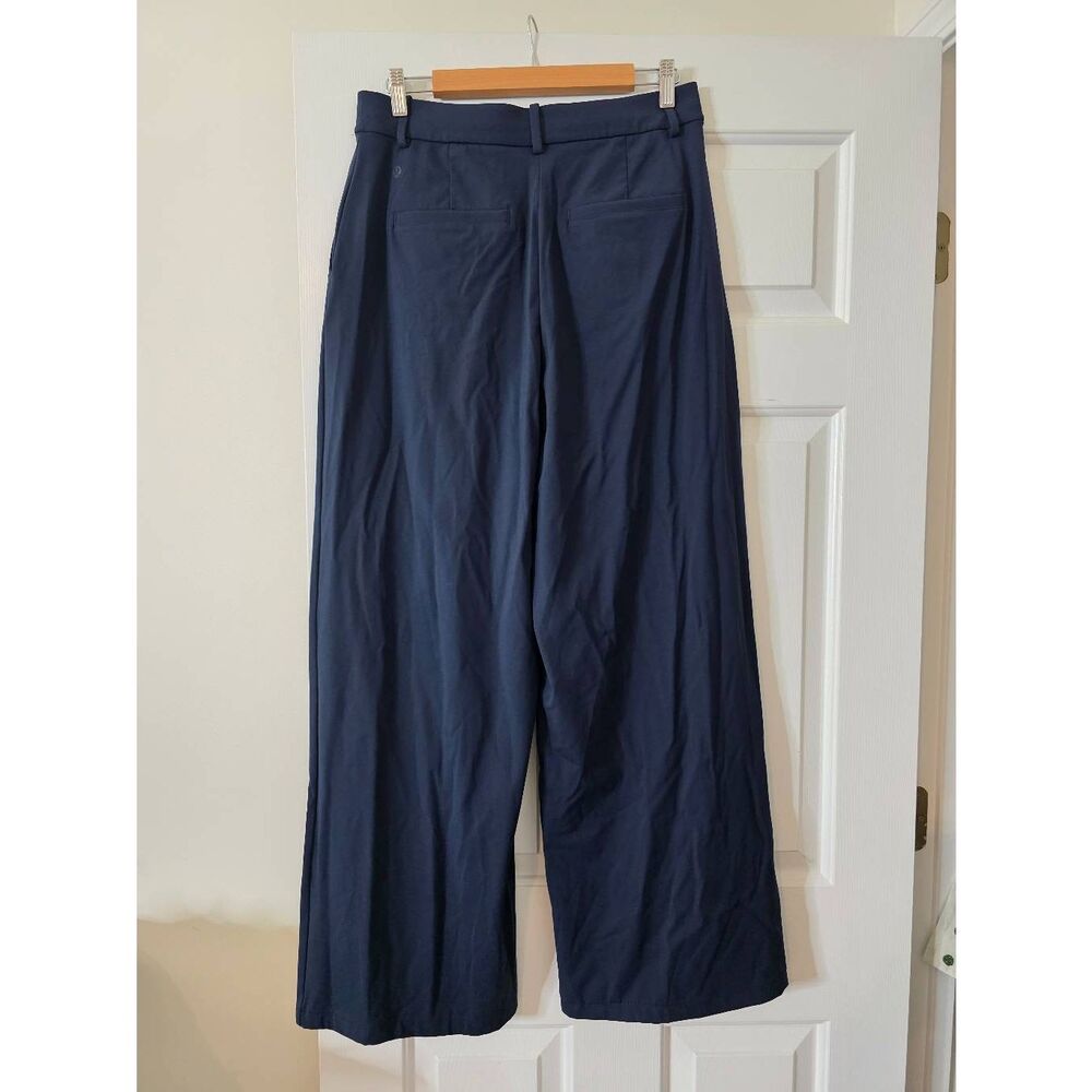 Lululemon Women's Navy Wide-Leg Pants L - Picture 6 of 8